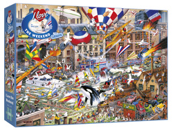 Puzzle 1000 el. Kocham weekend