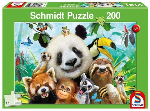 Puzzle 200 el. Wesołe zwierzaki