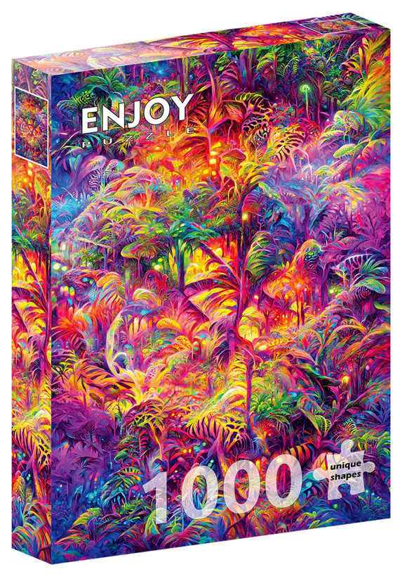 Puzzle 1000 el. Kolorowa dżungla