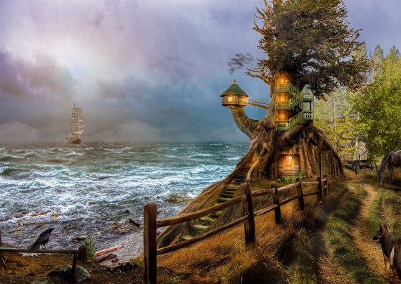 Puzzle 1000 el. Magiczna latarnia morska