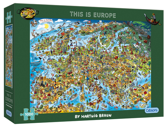 Puzzle 1000 el. Europa
