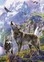 Puzzle 500 el. Wilki w górach