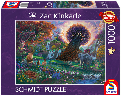 PQ Puzzle 1000 el. ZAC KINKADE Ogród Eden