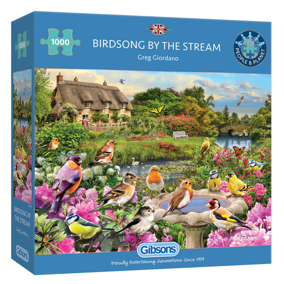 Puzzle 1000 el. Ptaki nad strumieniem