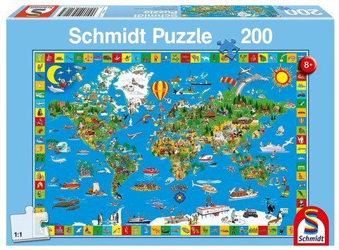 Puzzle 200 el. Twój niesamowity świat