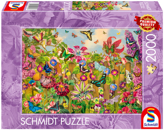 PQ Puzzle 2000 el. Ogród motyli