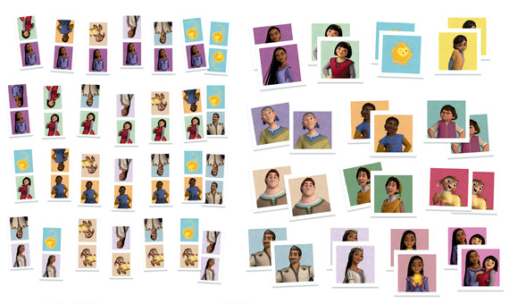 Puzzle 25-50 el. Życzenie (Super zestaw 4 w 1)