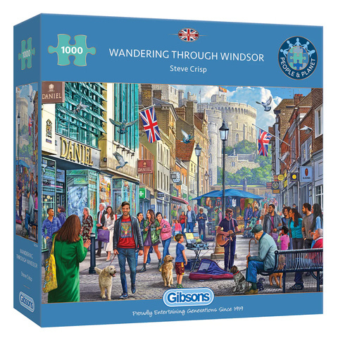 Puzzle 1000 el. Spacer przez Windsor