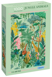 Puzzle 1000 el. Zwierzęta w dżungli
