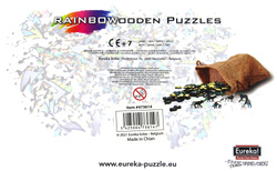 Puzzle drewniane / kolorowe 180 el. - Wilk