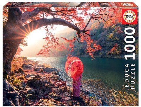 Puzzle 1000 el. Rzeka Katsura / Japonia