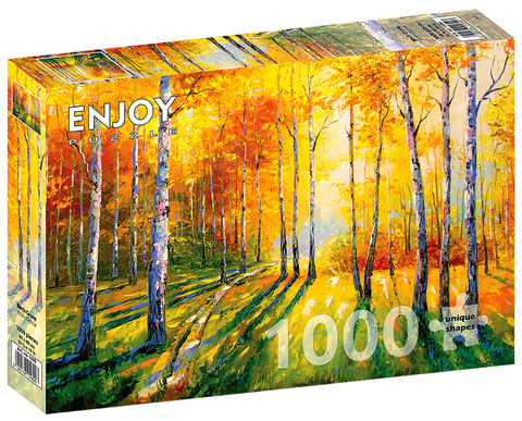 Puzzle 1000 el. Brzozowy gaj