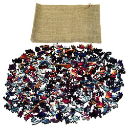 Puzzle drewniane / kolorowe 200 el - Astronauta