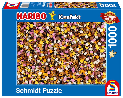 PQ Puzzle 1000 el. HARIBO Lukrecjowe żelki
