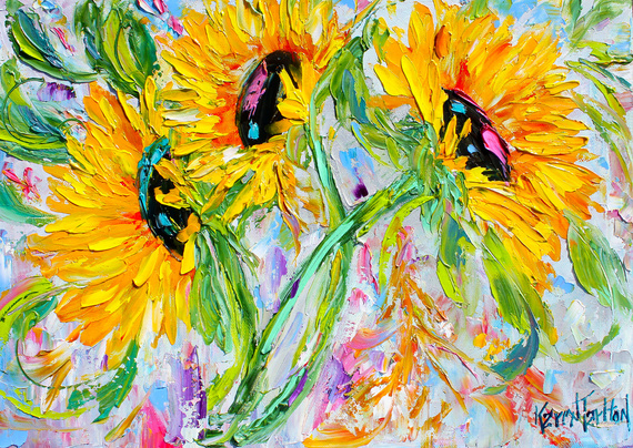 Puzzle 1000 el. Słoneczniki