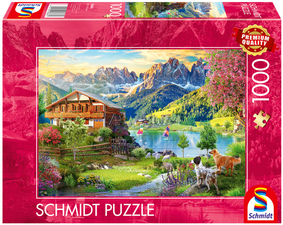PQ Puzzle 1000 el. Relaks w Dolomitach