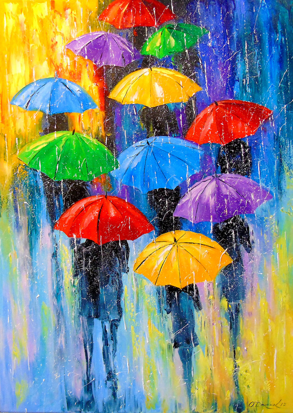 Puzzle 1000 el. Deszczowy dzień