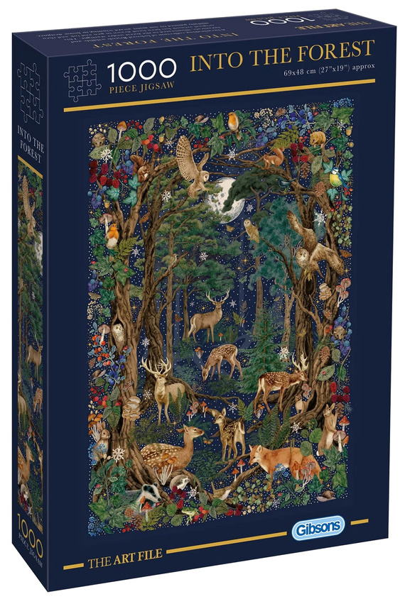 Puzzle 1000 el. W głąb lasu
