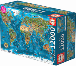 Puzzle 12000 el. Cuda świata