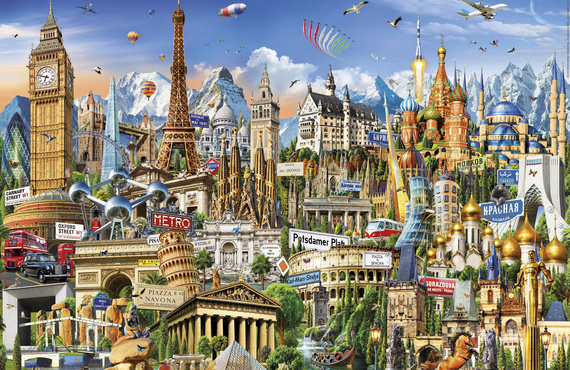 Puzzle 1000 el. Symbole Europy (miniatura)