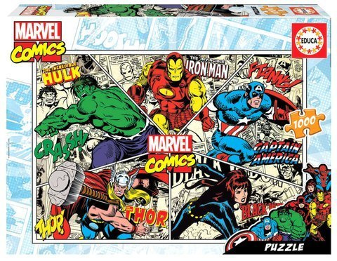 Puzzle 1000 el. Komiksy Marvela