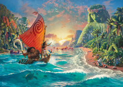 PQ Puzzle 1000 el. THOMAS KINKADE Vaiana: Skarb oceanu (Disney)
