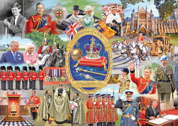 Puzzle 1000 el. Król Karol III