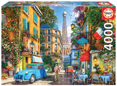 Puzzle 4000 el. Uliczka w Paryżu