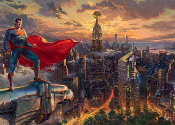 PQ Puzzle 1000 el. THOMAS KINKADE Superman (DC)