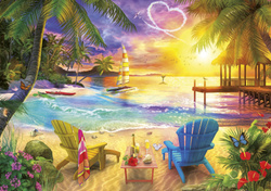 Puzzle 1000 el. Kocham plażę