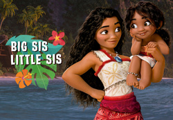 Puzzle 50 el. + 80 el. + 100 el. + 150 el. Vaiana 2