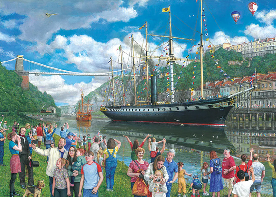 Puzzle 1000 el. Statek SS Great Britain