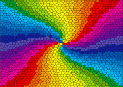 Puzzle 1000 el. Kolorowy witraż