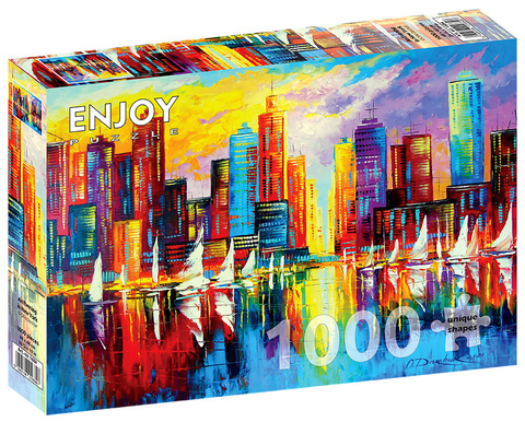 Puzzle 1000 el. Wieczór w Nowym Jorku