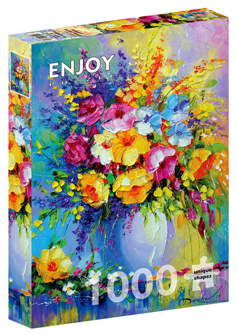 Puzzle 1000 el. Bukiet letnich kwiatów