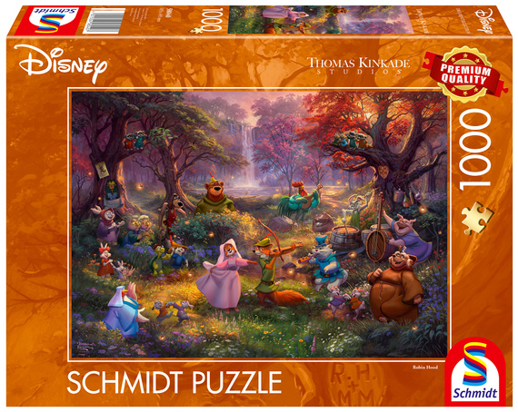 PQ Puzzle 1000 el. THOMAS KINKADE Robin Hood (Disney)