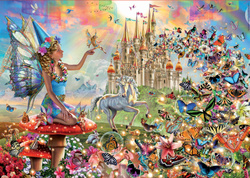 Puzzle 500 el. Wróżka i motyle