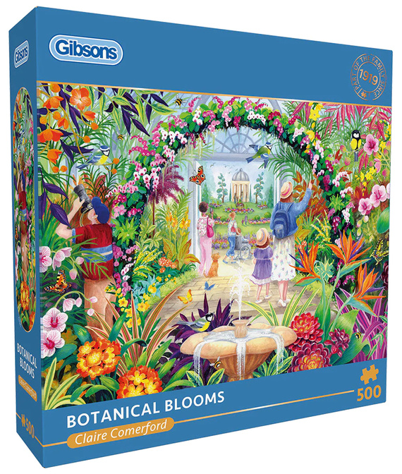 Puzzle 500 el. Kwiaty botaniczne