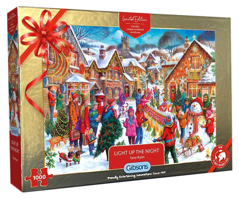 Puzzle 1000 el. Rozświetlić świąteczną noc
