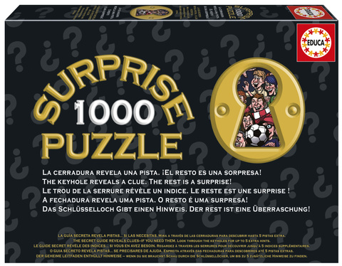 Puzzle 1000 el. (Surprise Puzzle) Piłka nożna