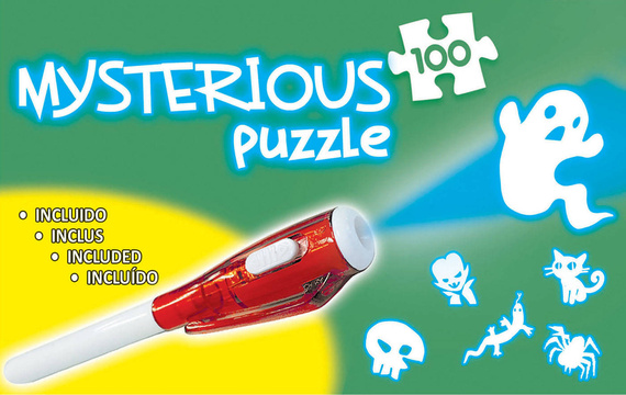 Puzzle 100 el. Dom pełen duchów