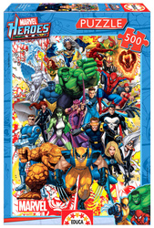 Puzzle 500 el. Superbohaterowie Marvela