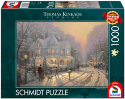 PQ Puzzle 1000 el. THOMAS KINKADE Świąteczne spotkanie