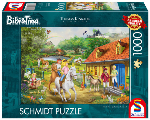 PQ Puzzle 1000 el. THOMAS KINKADE Bibi & Tina