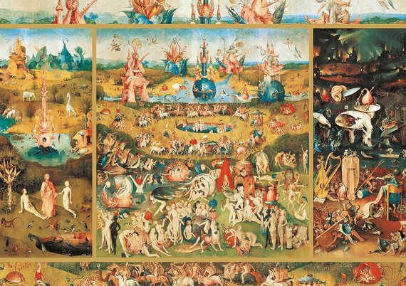 Puzzle 2000 el. Ogród rozkoszy ziemskich, Hieronim Bosch