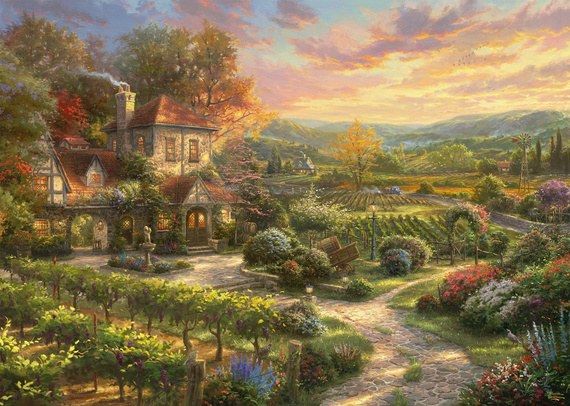 PQ Puzzle 2000 el. THOMAS KINKADE Winnica