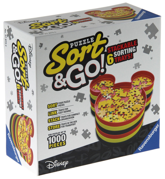 Tacki do sortowania puzzli (sorter) Disney - 6 szt.
