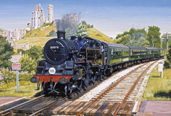 Puzzle 500 el. Przyjazd do Corfe Castle / Anglia
