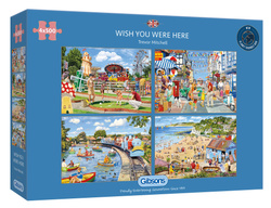 Puzzle 4 x 500 el. Szkoda, że Cię tu nie ma