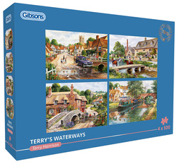 Puzzle 4 x 500 el. Spokojna woda